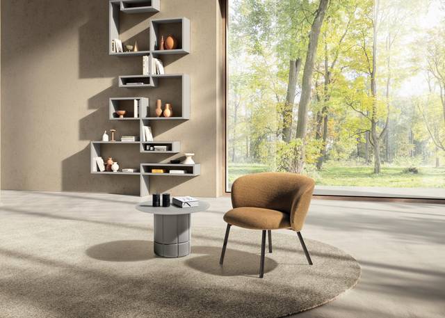 fabric armchair for living area | Colombina Armchair | LAGO fabric armchair for living area | Colombina Armchair | LAGO