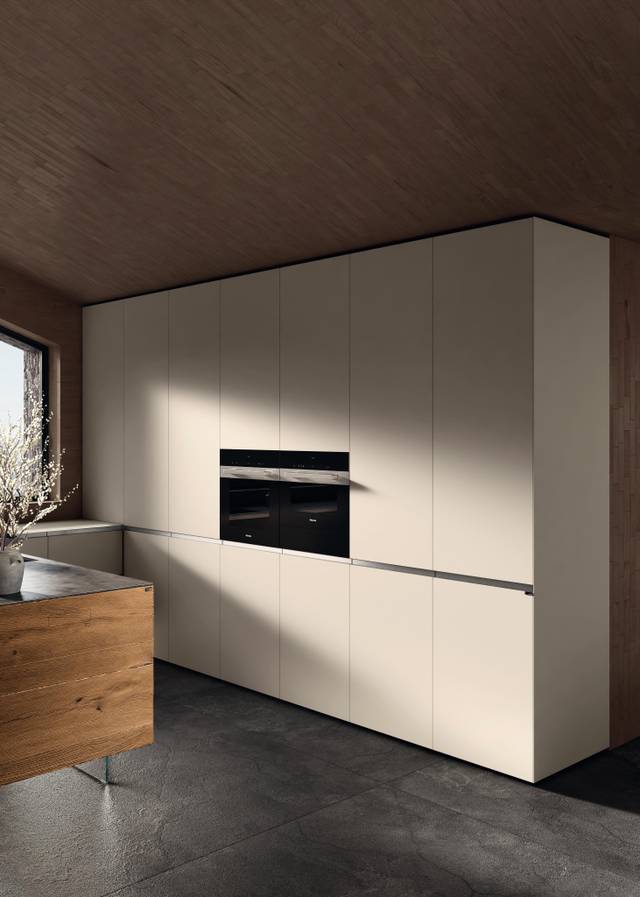 cocina blanca despensa | Cocina 36e8 Cut | LAGO