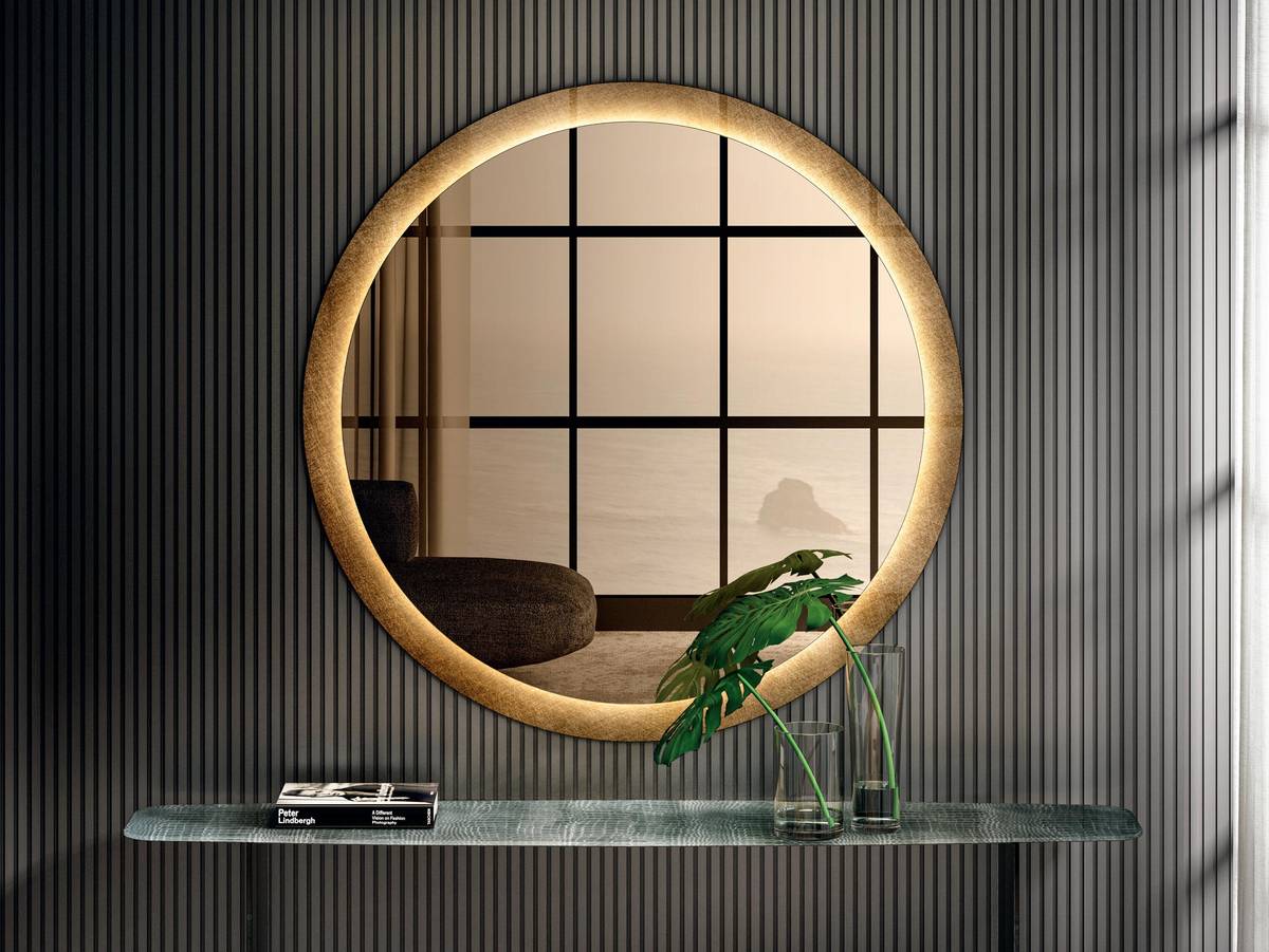 console en verre et miroir avec cadre | Console Deba | LAGO console en verre et miroir avec cadre | Console Deba | LAGO