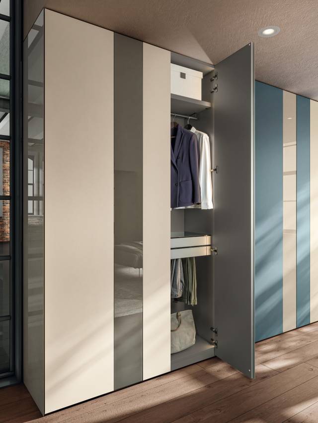 armoire modulable bandes colorées | Armoire N.O.W. Quick | LAGO