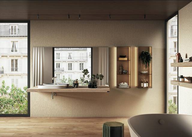plan en bois avec comptoir lavabo | Lavabo Kera | LAGO plan en bois avec comptoir lavabo | Lavabo Kera | LAGO