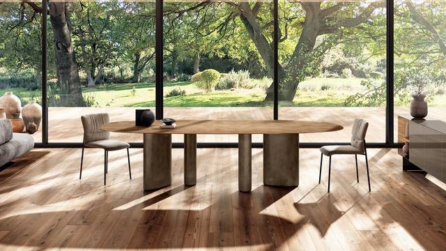 modern glass dining table | Hoa Table | LAGO