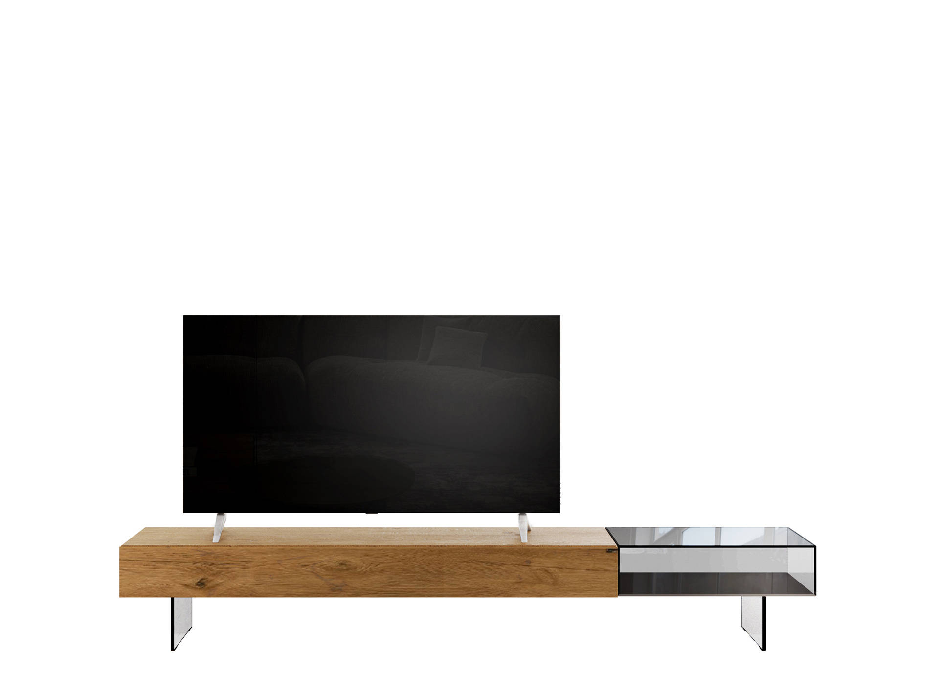 Mueble Tv 36e8 Glass 1406 | LAGO