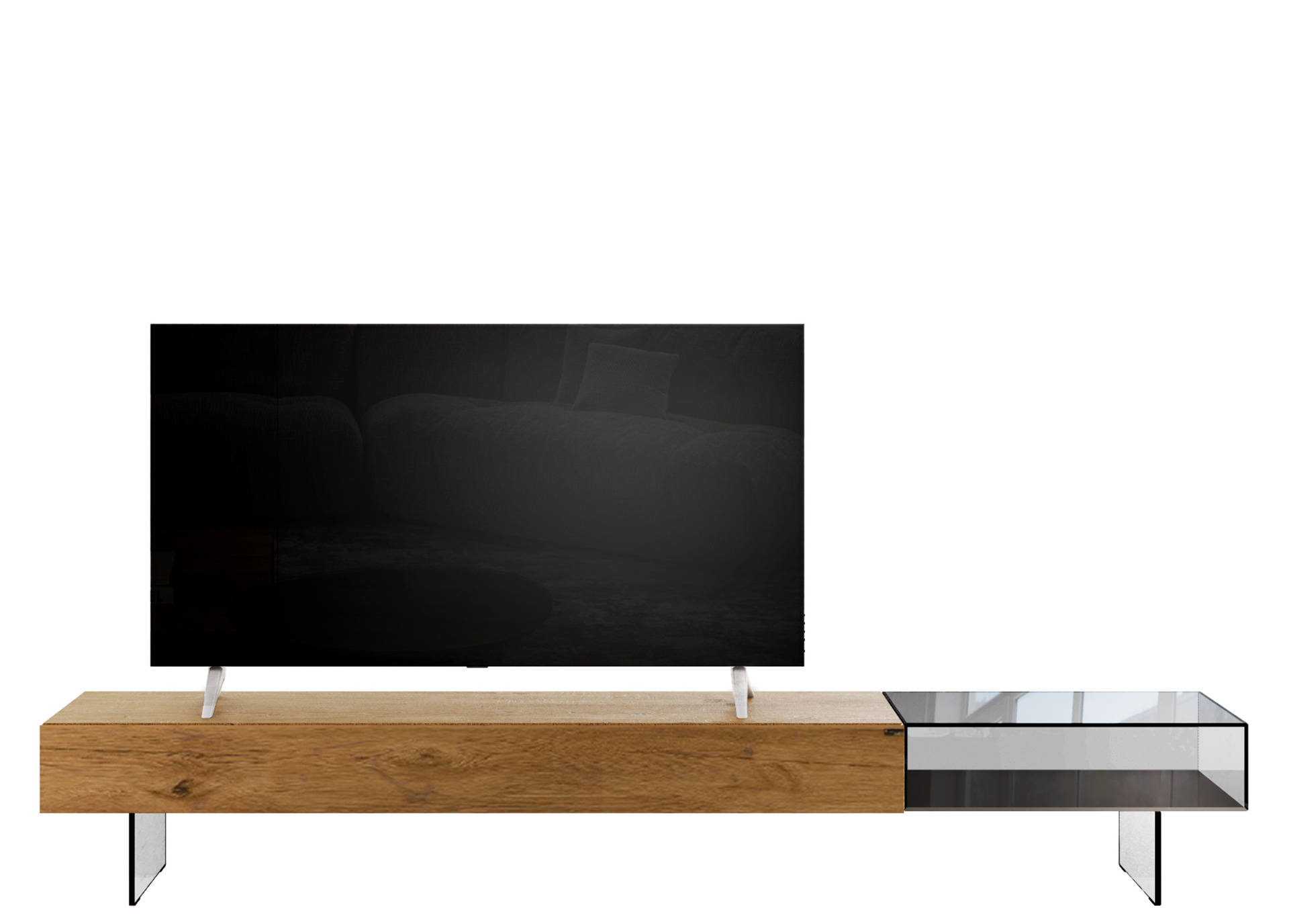 Mueble Tv 36e8 Glass 1406 | LAGO