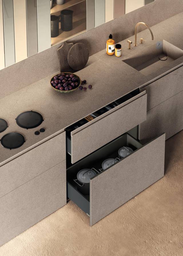 cucina moderna marrone con cassetti | Cucina N.O.W. | LAGO cucina moderna marrone con cassetti | Cucina N.O.W. | LAGO