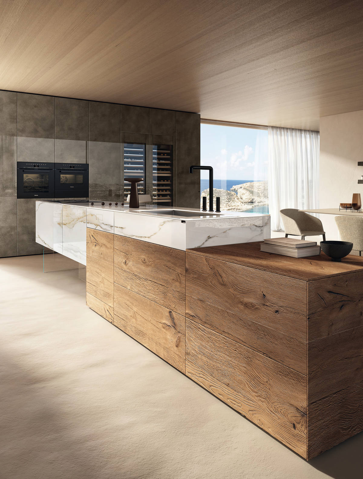 Ilot de cuisine en bois Wildwood | Cuisine 36e8 | LAGO Ilot de cuisine en bois Wildwood | Cuisine 36e8 | LAGO