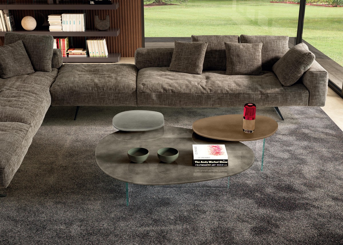 glass coffee table | Pleasure Coffee Table | LAGO