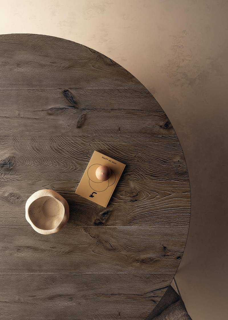 tavolo rotondo in legno naturale | Tavolo Air Slim Rotondo | LAGO
