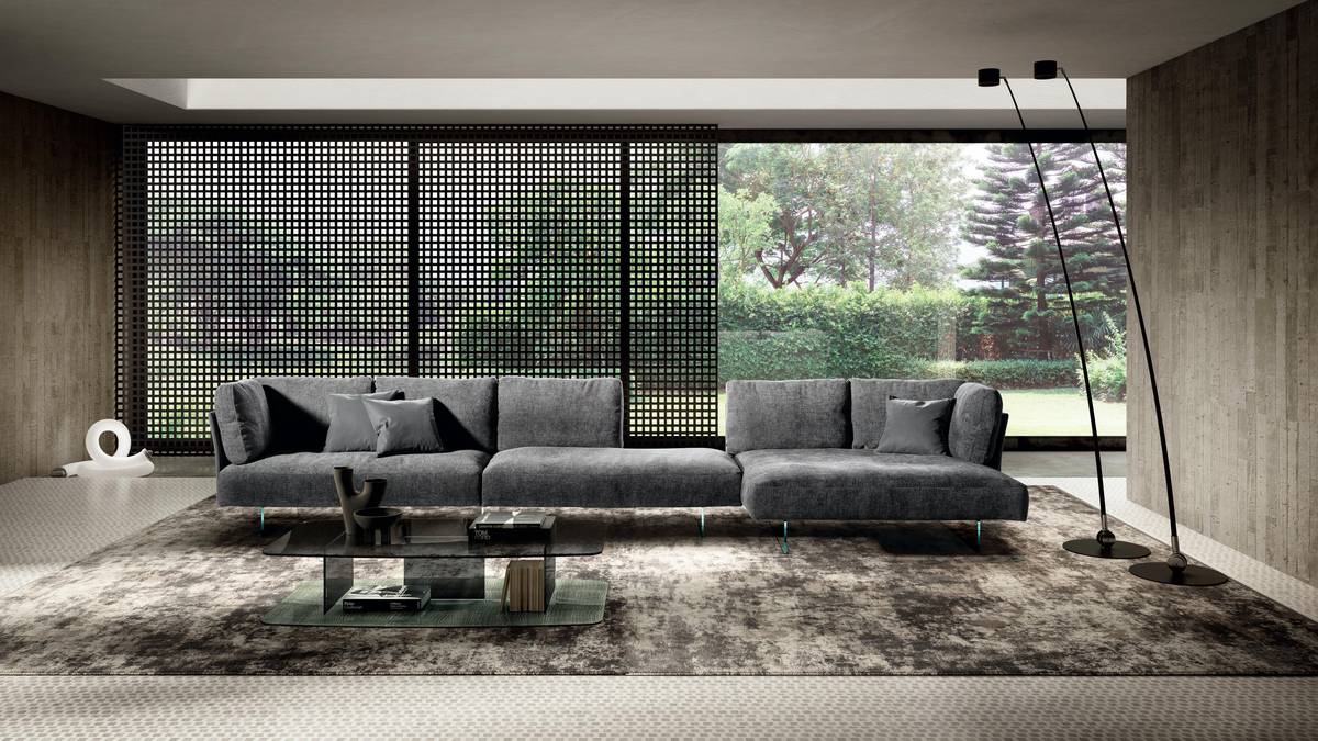 Modern fabric sofa | Air Soft Slim Sofa | LAGO