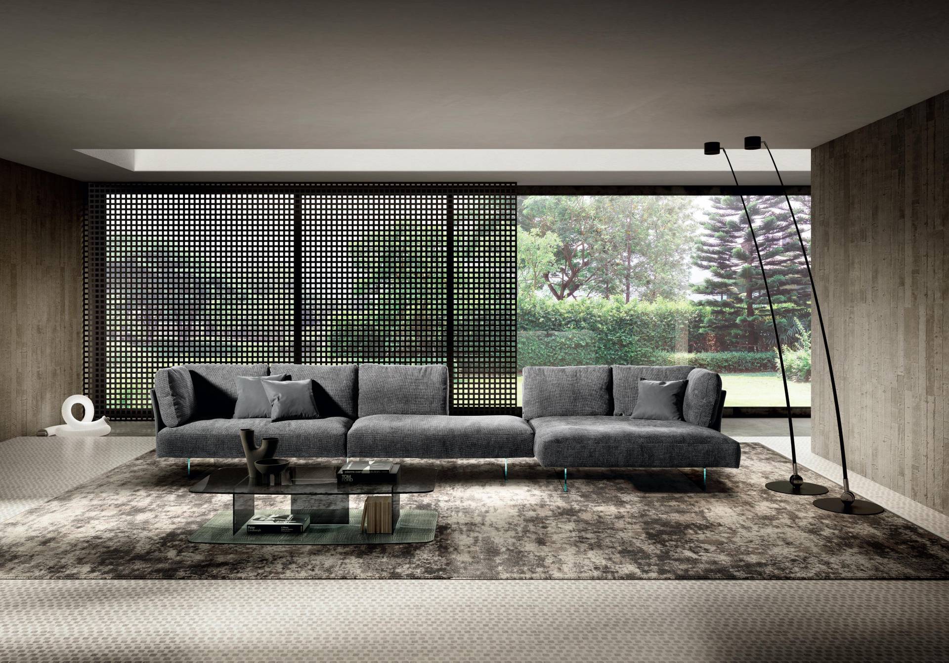 Modern fabric sofa | Air Soft Slim Sofa | LAGO