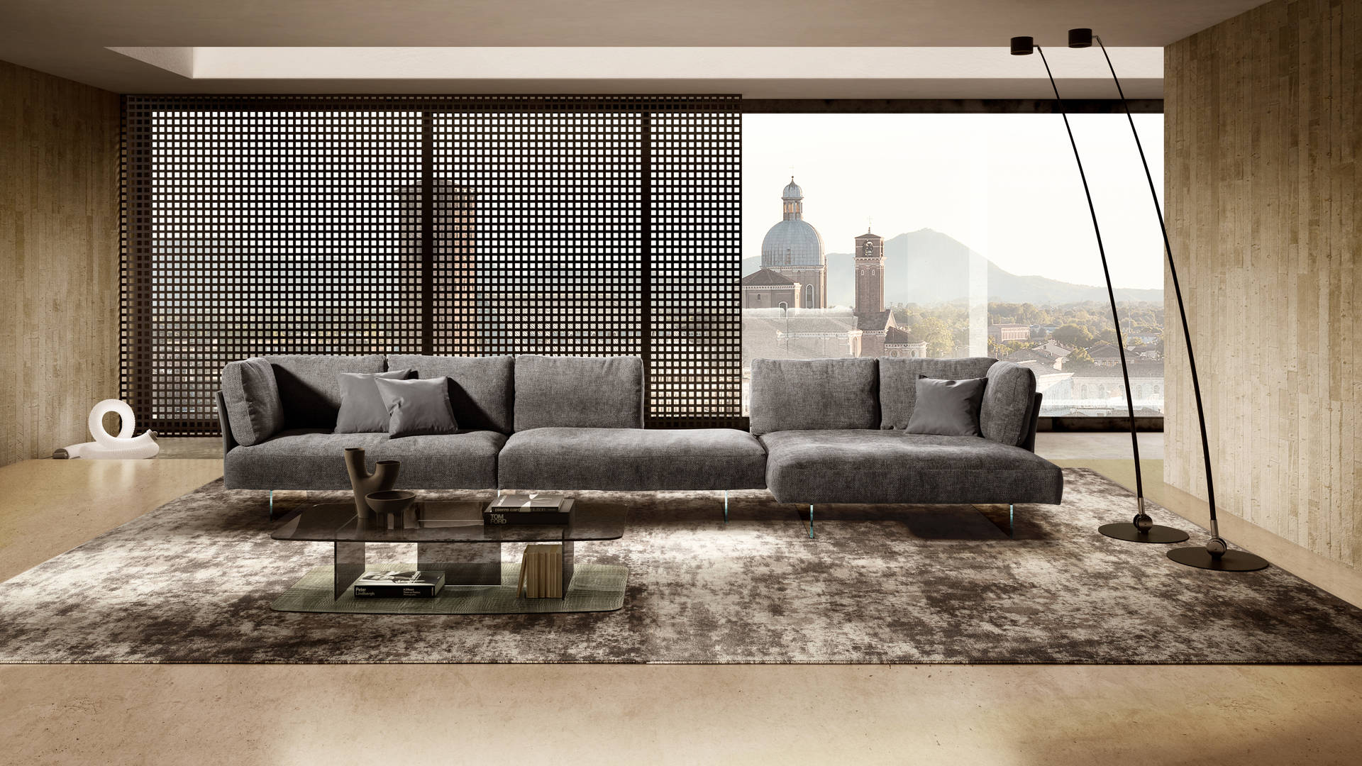 divano moderno componibile grigio | Divano Air Slim | LAGO divano moderno componibile grigio | Divano Air Slim | LAGO