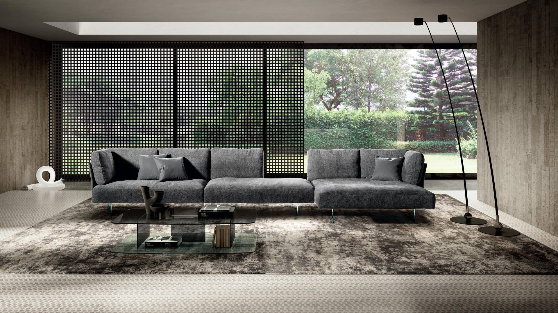 Modern fabric sofa | Air Soft Slim Sofa | LAGO