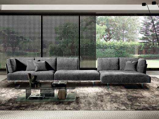 Sofá moderno de tela | Sofá Air Soft Slim | LAGO