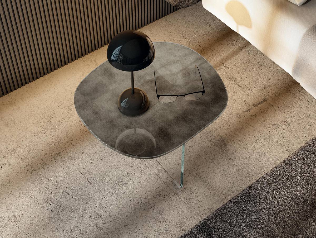 suspended glass nightstand | Pleasure Bedside Table | LAGO suspended glass nightstand | Pleasure Bedside Table | LAGO