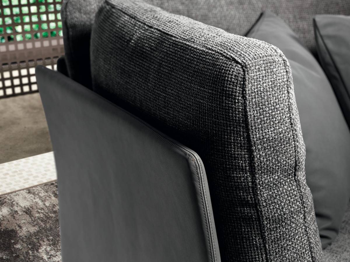Slim backrests for sofa | Air Soft Slim Sofa | LAGO