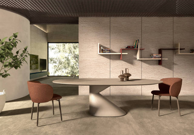table ovale avec chaises | Table Chapeau | LAGO