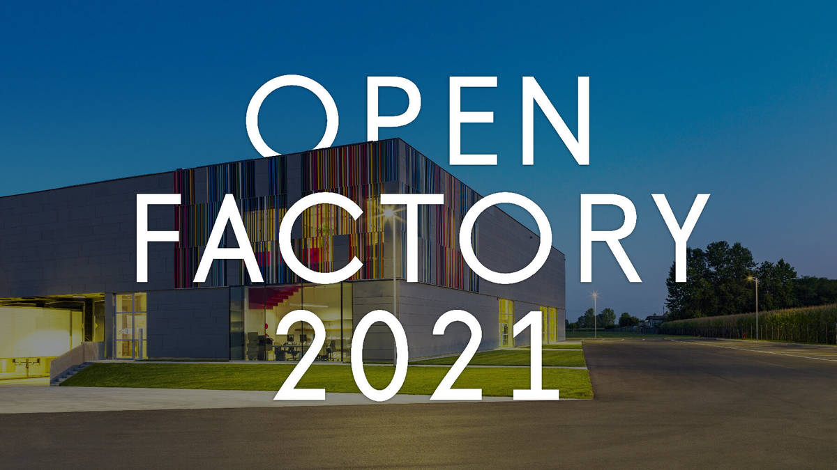 OPEN FACTORY 2021 DOMENICA 28 NOVEMBRE 2021 OPEN FACTORY 2021 DOMENICA 28 NOVEMBRE 2021