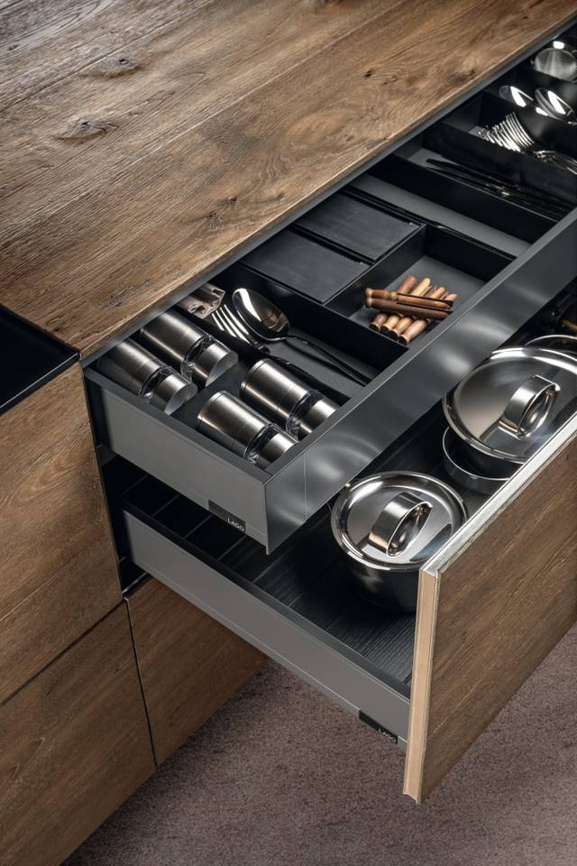 cassetto per stoviglie cucina | Cucina 36e8 | LAGO