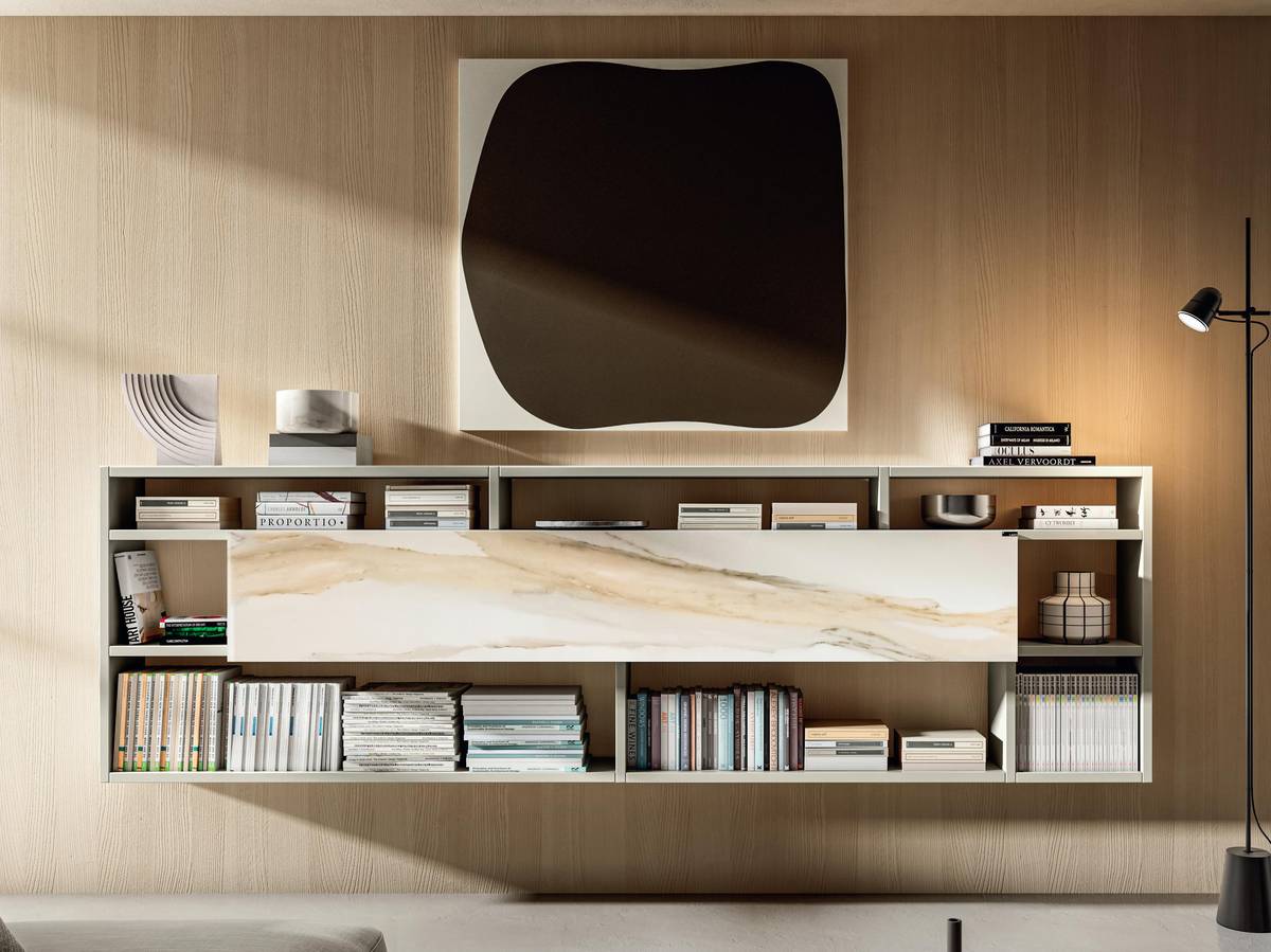 bookcase with desk | Home Office | LAGO