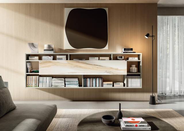 bookcase with desk | Home Office | LAGO