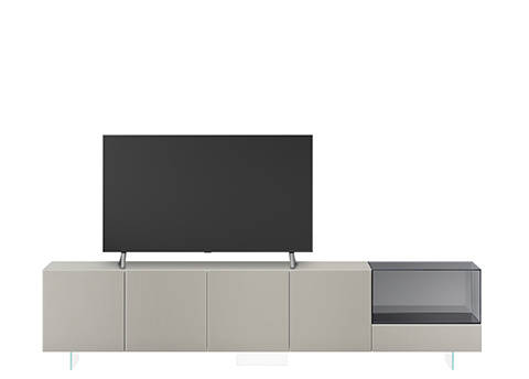 36e8 Glass Tv Unit 2659-1 | LAGO