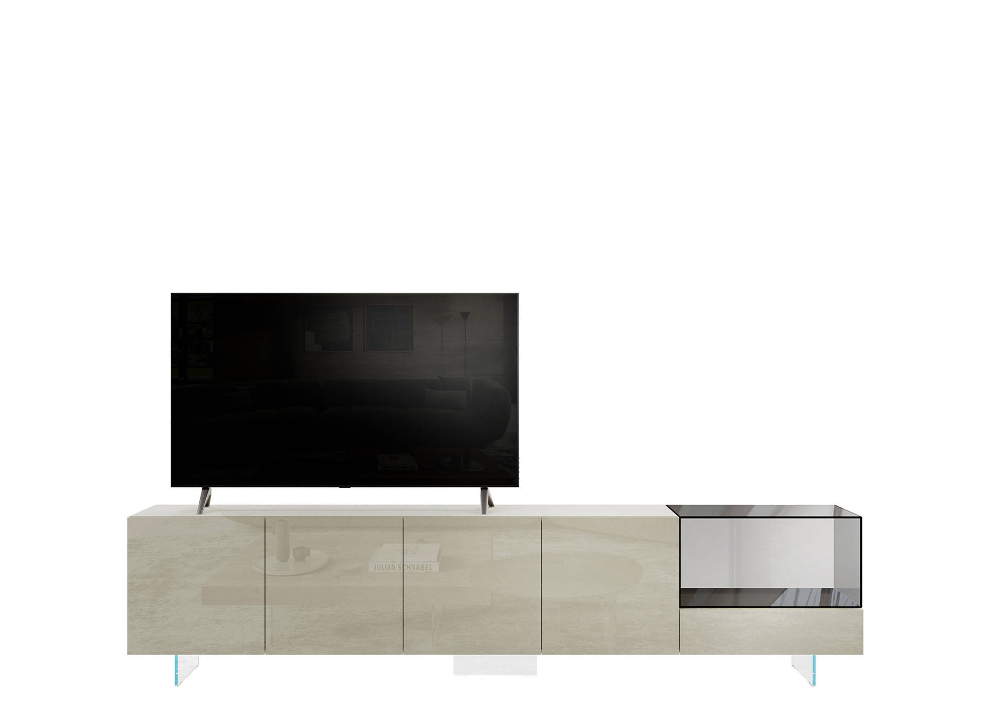 Mueble Tv 36e8 Glass 2659-1 | LAGO