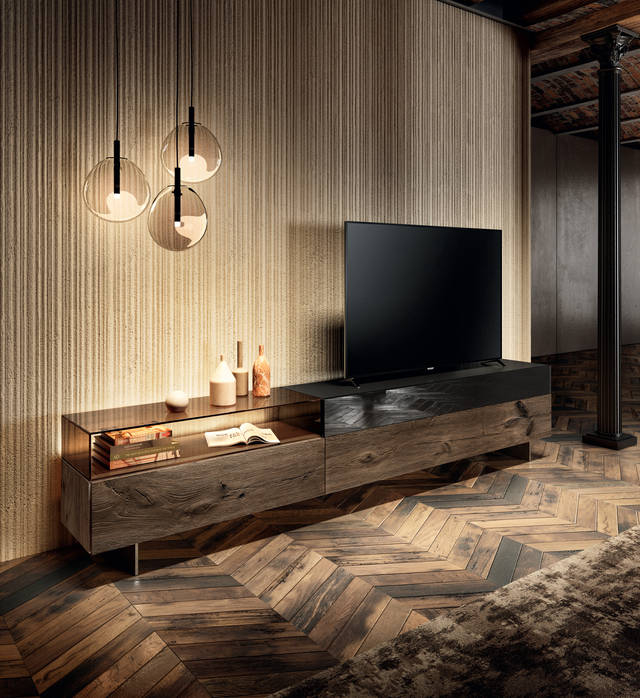 mobile tv in legno e vetro | Mobile Tv 36e8 Glass | LAGO mobile tv in legno e vetro | Mobile Tv 36e8 Glass | LAGO