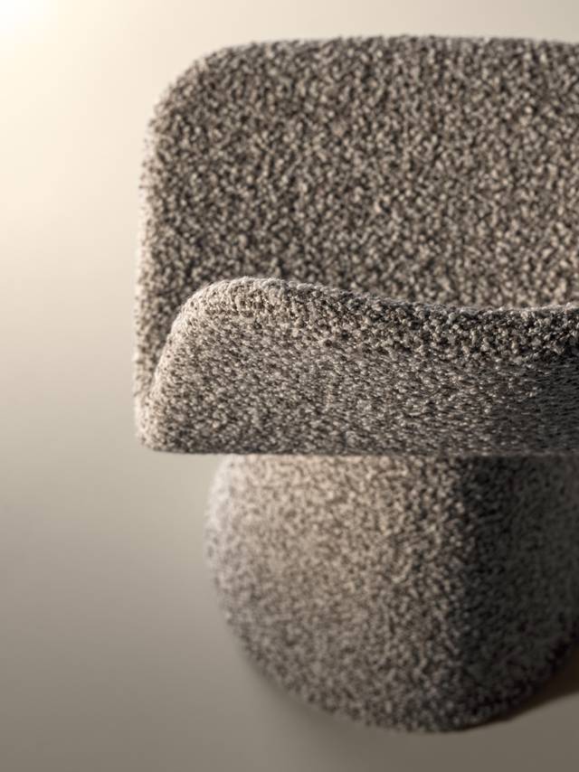 White fabric chair | Novice Chair | LAGO
