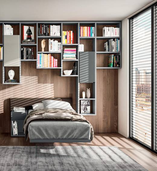 habitación infantil con puente con escritorio de diseño | Kids&Young |LAGO habitación infantil con puente con escritorio de diseño | Kids&Young |LAGO