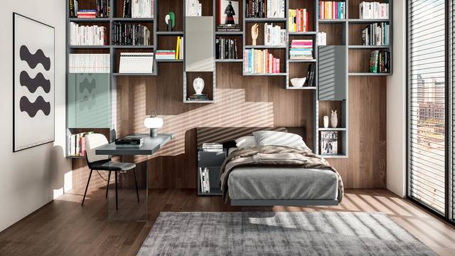 chambre d’enfant avec pont et bureau design | Kids&Young |LAGO chambre d’enfant avec pont et bureau design | Kids&Young |LAGO