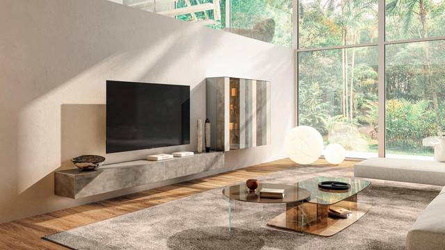Italian modern living room with wall unit | N.O.W. Wall Unit | LAGO Italian modern living room with wall unit | N.O.W. Wall Unit | LAGO