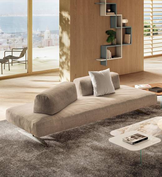 custom-made sofa with freestanding backrest | Air Soft Free Sofa | LAGO 