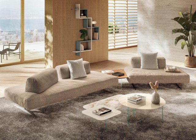 canapé sur mesure avec dossier indépendant | Canapé Air Soft Free | LAGO 