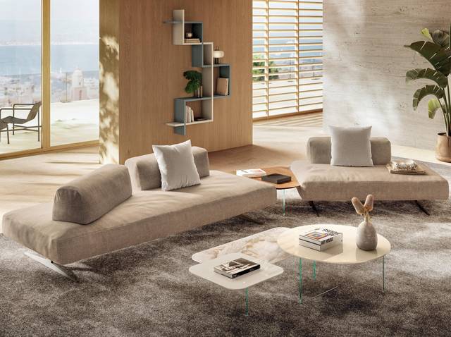 custom-made sofa with freestanding backrest | Air Soft Free Sofa | LAGO custom-made sofa with freestanding backrest | Air Soft Free Sofa | LAGO