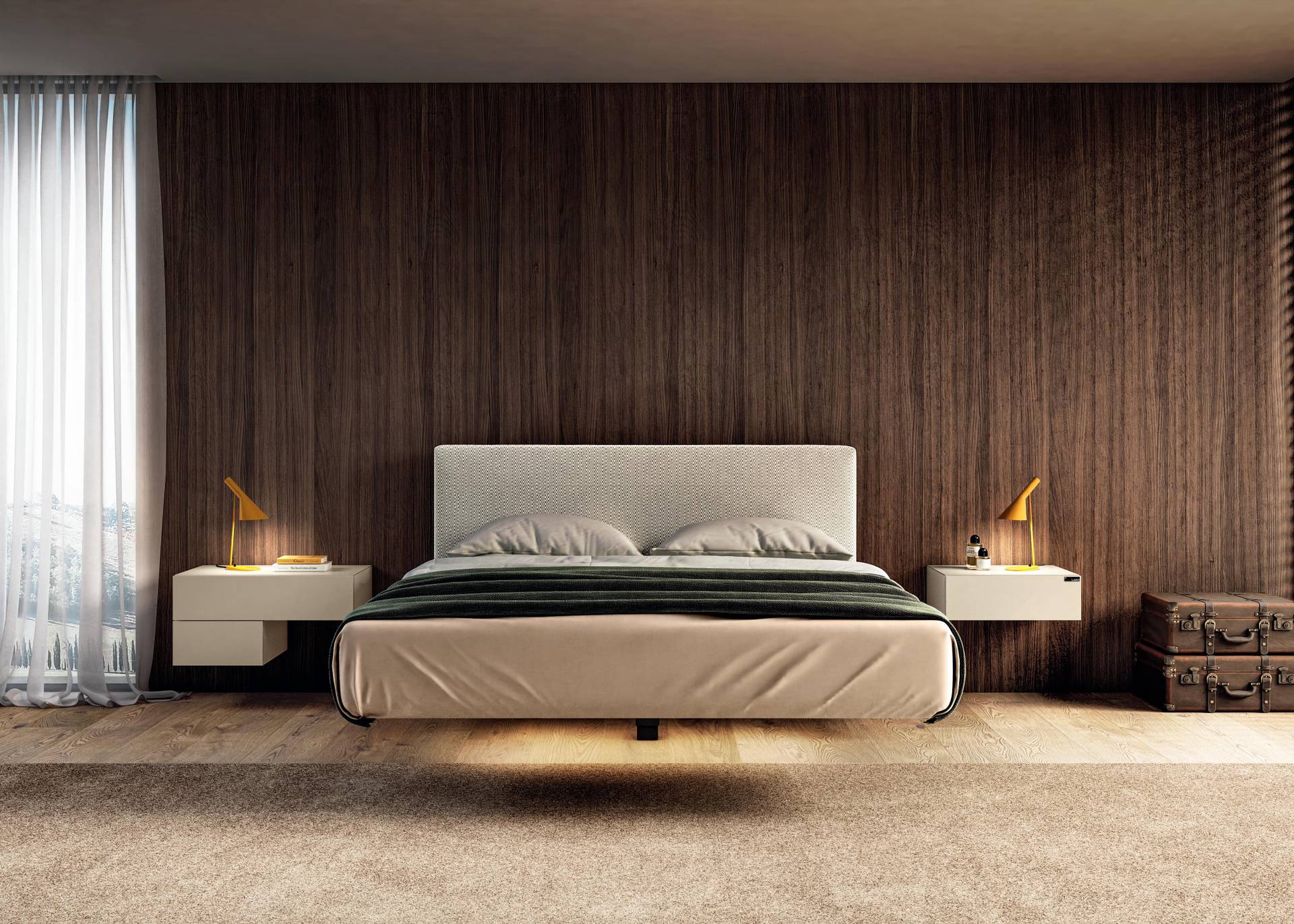 letto sospeso per camera da letto moderna | Letto Fluttua | LAGO letto sospeso per camera da letto moderna | Letto Fluttua | LAGO