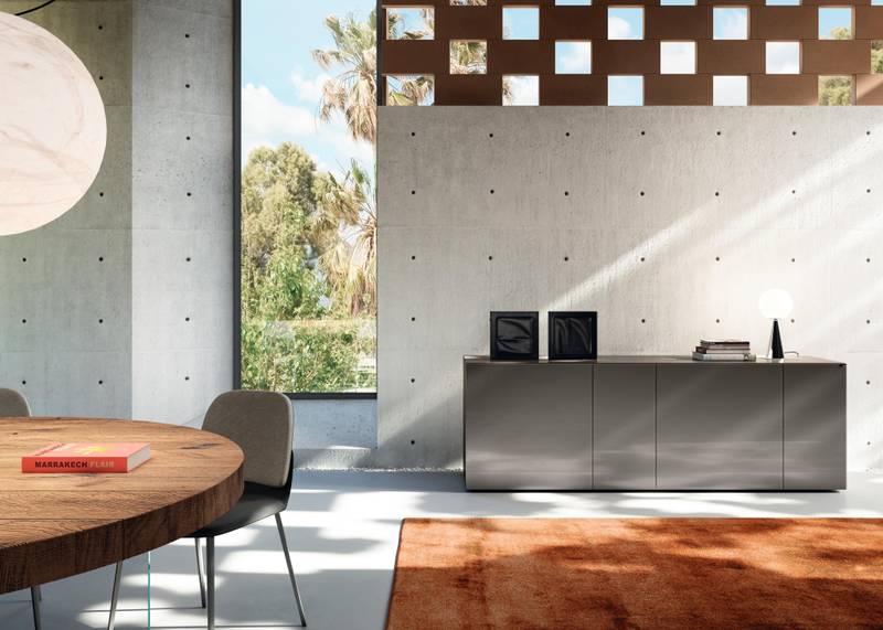 grey modern sideboard for dining room | 36e8 Sideboard  | LAGO