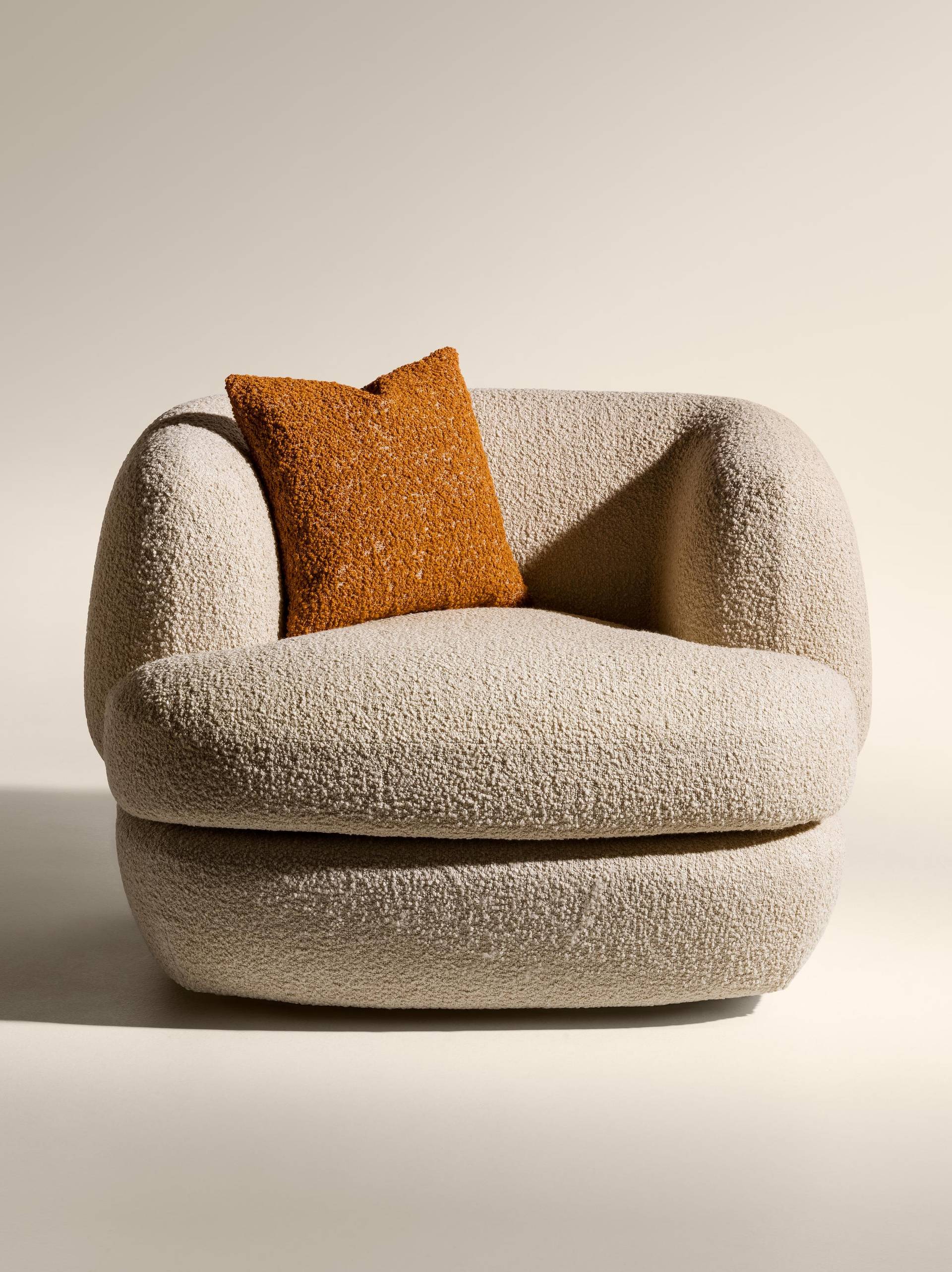 comfortable beige fabric armchair | Biza Armchair | LAGO comfortable beige fabric armchair | Biza Armchair | LAGO