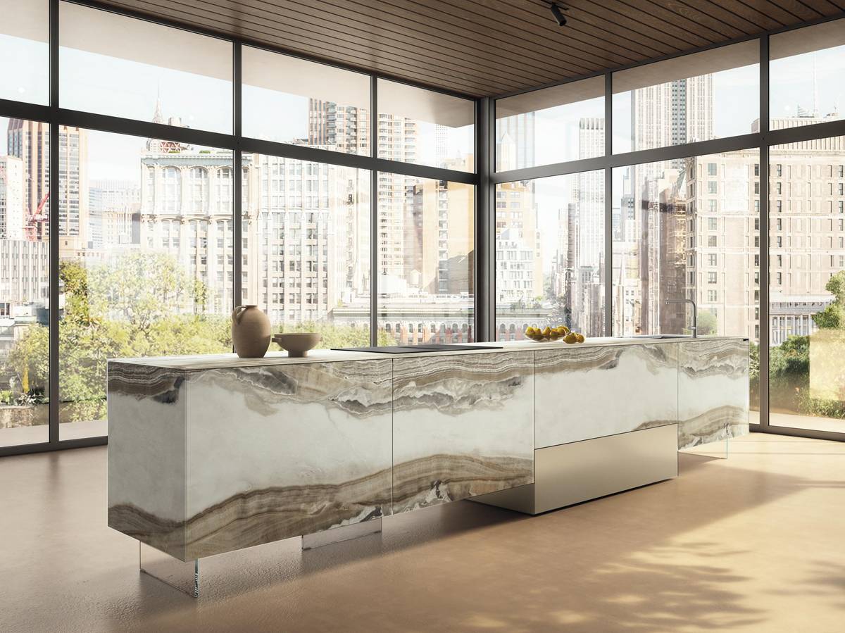 cucina ad isola moderna in marmo | Cucina 36e8 | LAGO cucina ad isola moderna in marmo | Cucina 36e8 | LAGO