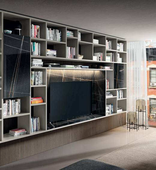 wall unit suspended living room | 30mm Wall Unit | LAGO