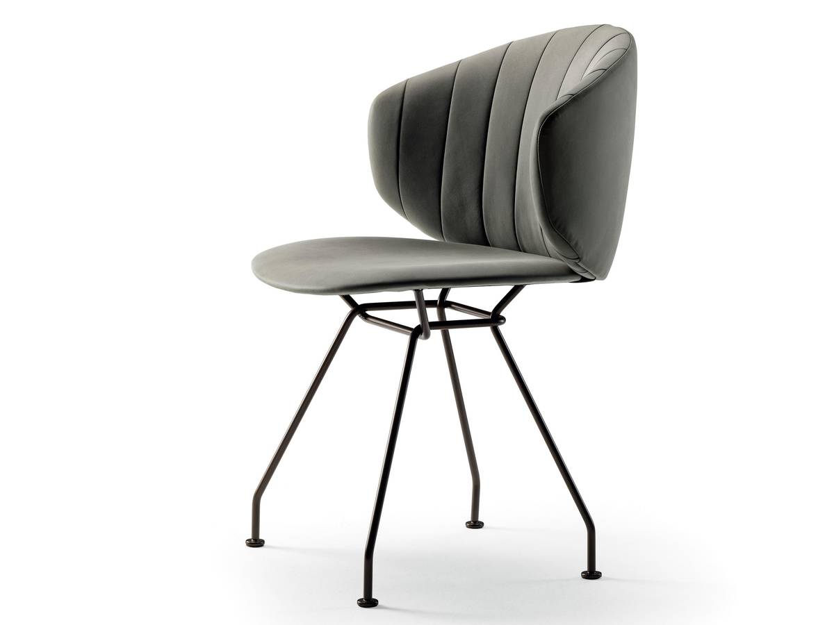 sedia moderna di design in pelle | Sedia Ruffle | LAGO sedia moderna di design in pelle | Sedia Ruffle | LAGO
