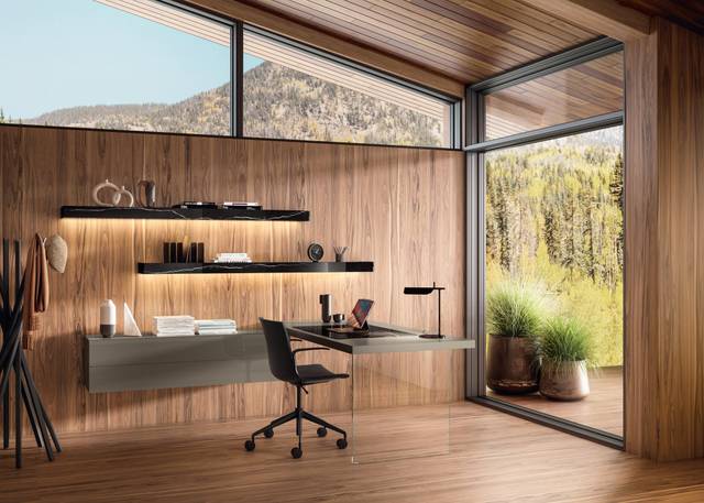 bureau d’angle avec élément de rangement et étagères | Home Office | LAGO bureau d’angle avec élément de rangement et étagères | Home Office | LAGO