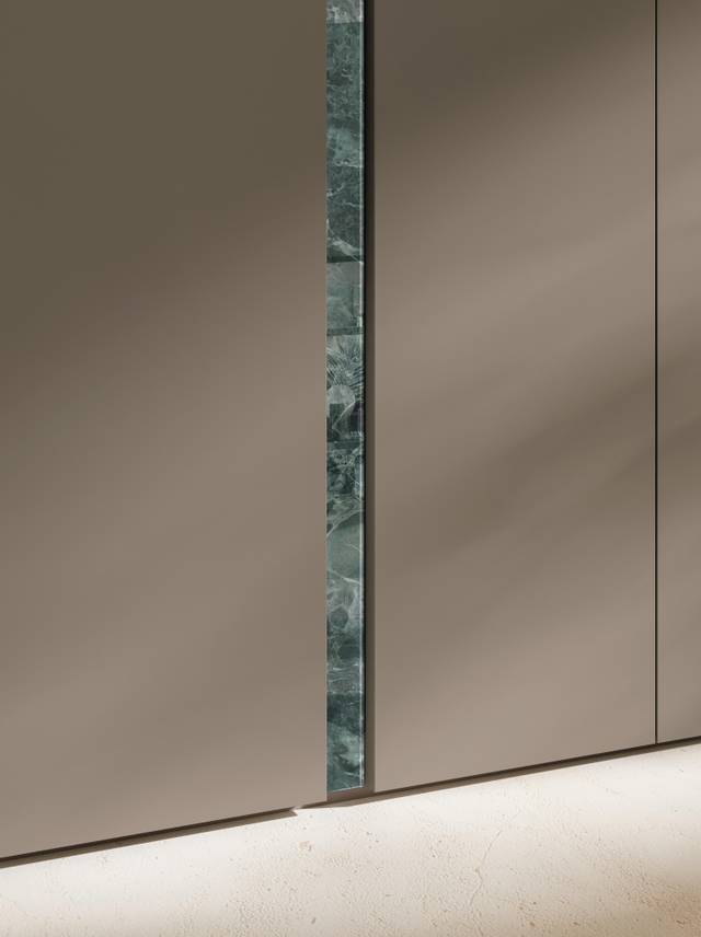 armoire porte battante avec compartiments | Armoire Cut | LAGO
