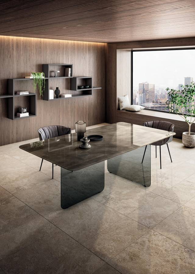 mesa de cristal con forma de diseño moderno | Mesa Air Soft | LAGO mesa de cristal con forma de diseño moderno | Mesa Air Soft | LAGO