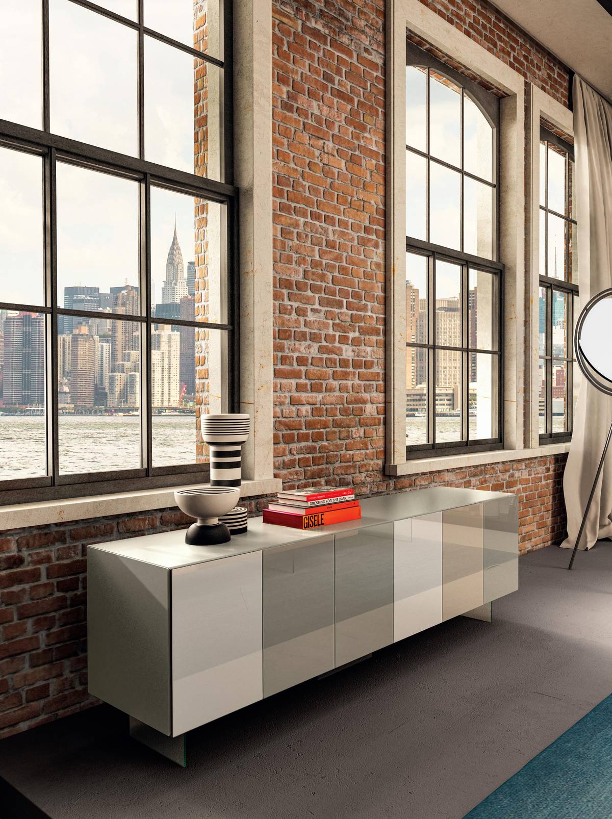 horizontal glass sideboard | 36e8 Sideboard | LAGO horizontal glass sideboard | 36e8 Sideboard | LAGO