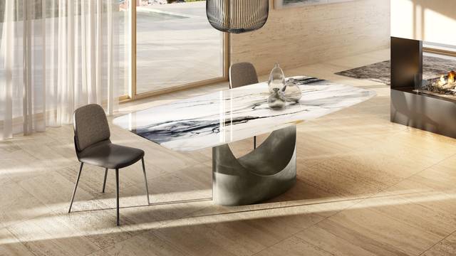 tavolo da soggiorno di design | Tavolo U | LAGO