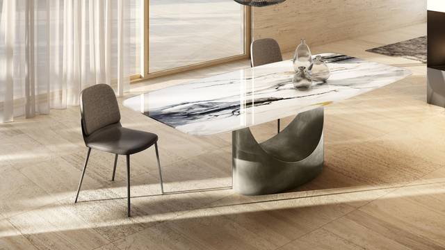 tavolo da soggiorno di design | Tavolo U | LAGO