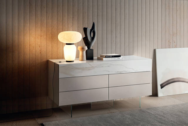 elegant wall-mounted dresser | 36e8 Chest of Drawers | LAGO