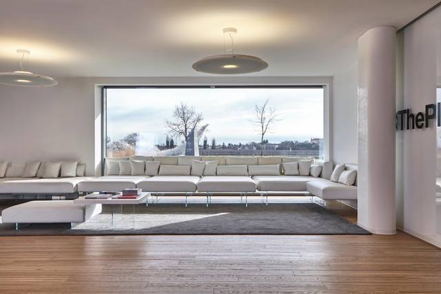 communal space with modern furnishings | LAGO Design