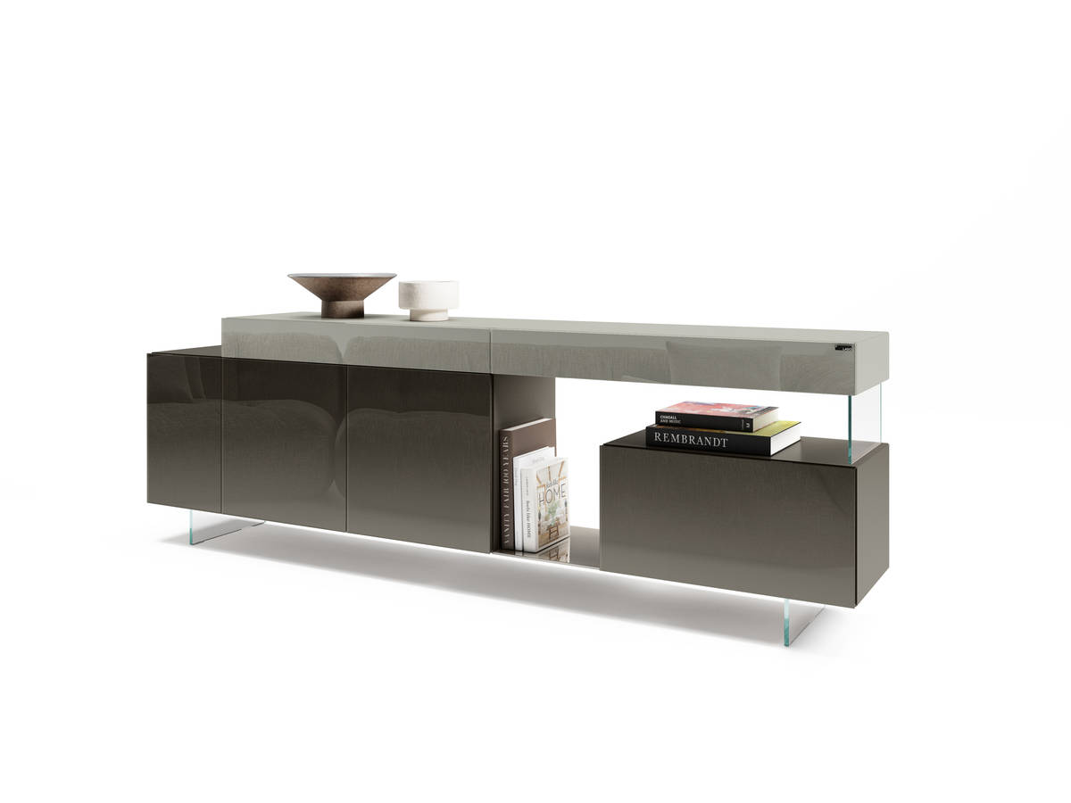 modern glass sideboard for dining room | 36e8 Sideboard | LAGO