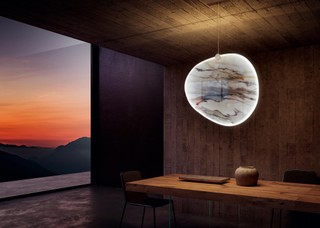 lámpara de diseño marble xglass clear | Lámpara Glee | LAGO